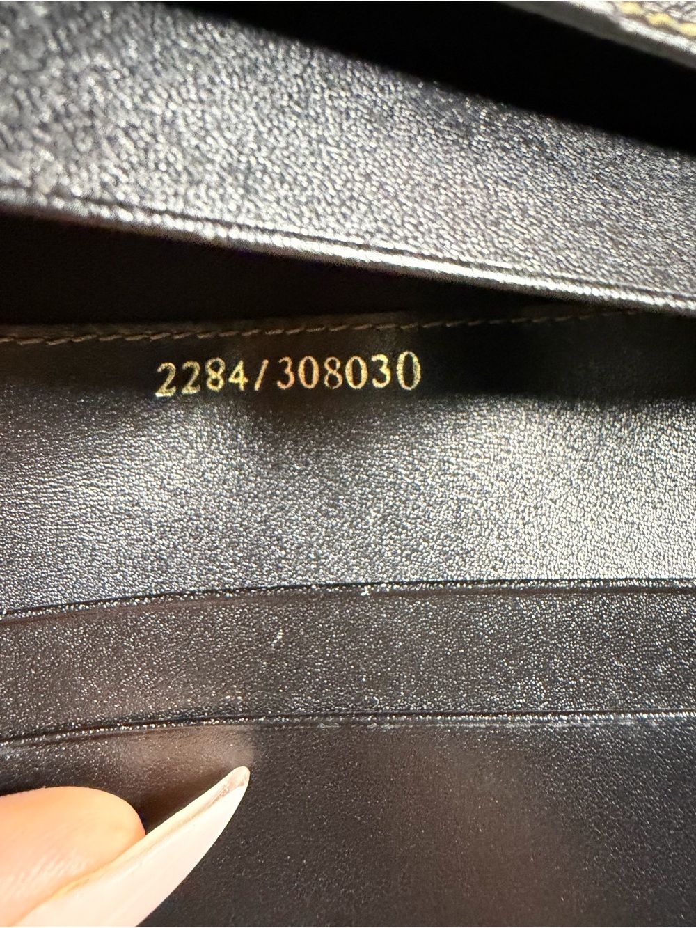 Fendi Brown and Black Vertical Stripe Long Wallet - Picture 9 of 16